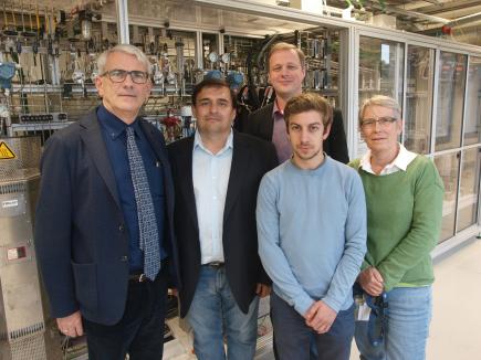 From left to right: Guy Marin, Vladimir Galvita, Christophe Detavernier, Lukas Buelens, Hilde Poelman
